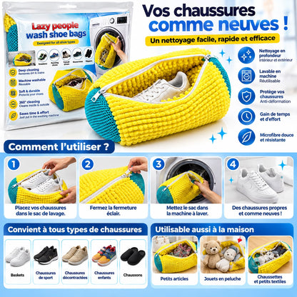 Sac de lavage pour chaussures en machine